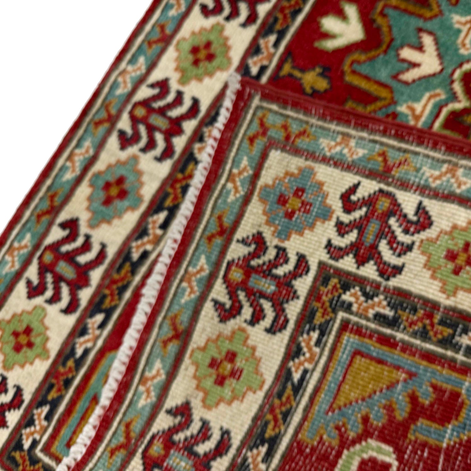 Hand Knotted Kazak Rug 2' 7" x 4' 3" (ft) - No. R37722