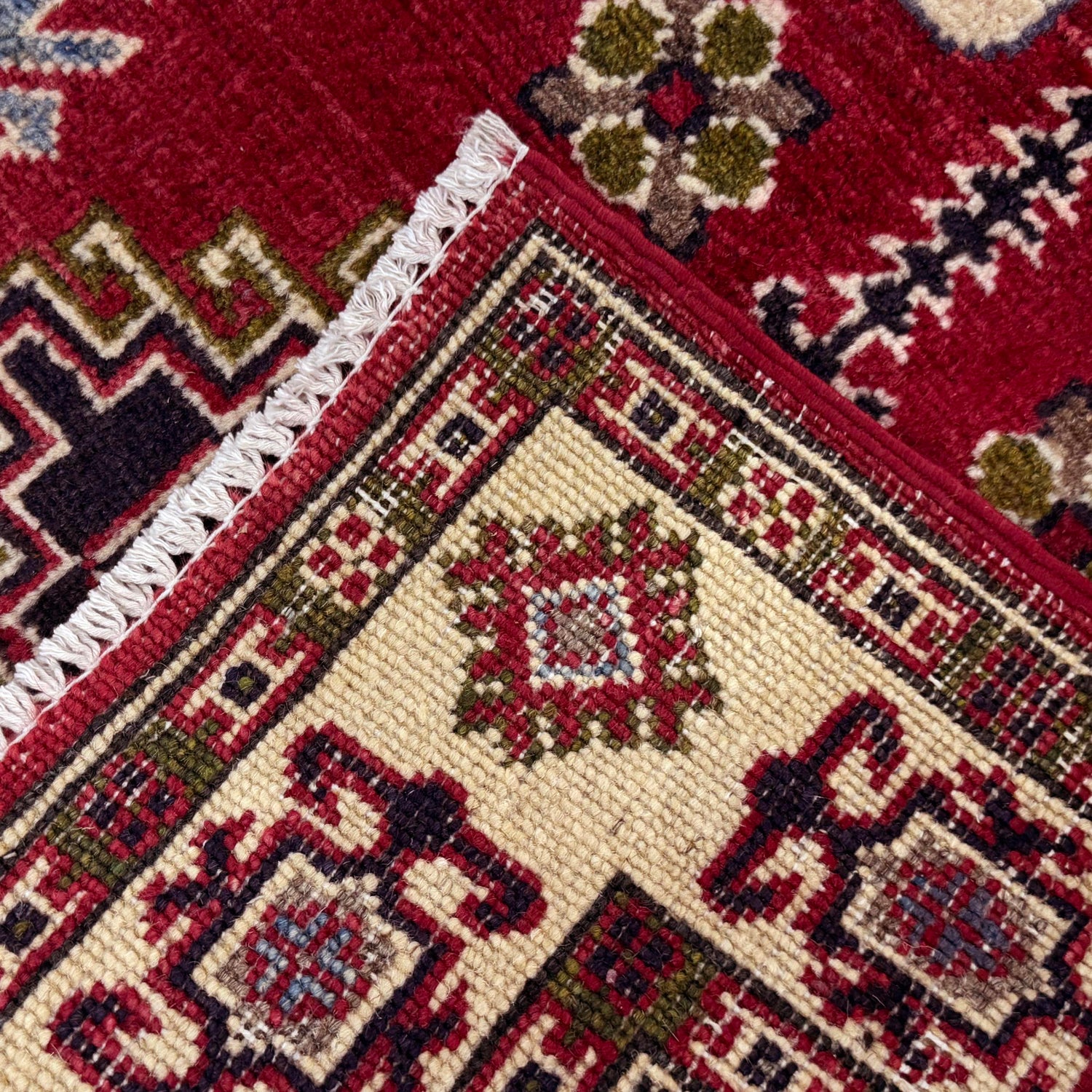 Hand Knotted Kazak Rug 2' 7" x 4' 2" (ft) - No. R37724