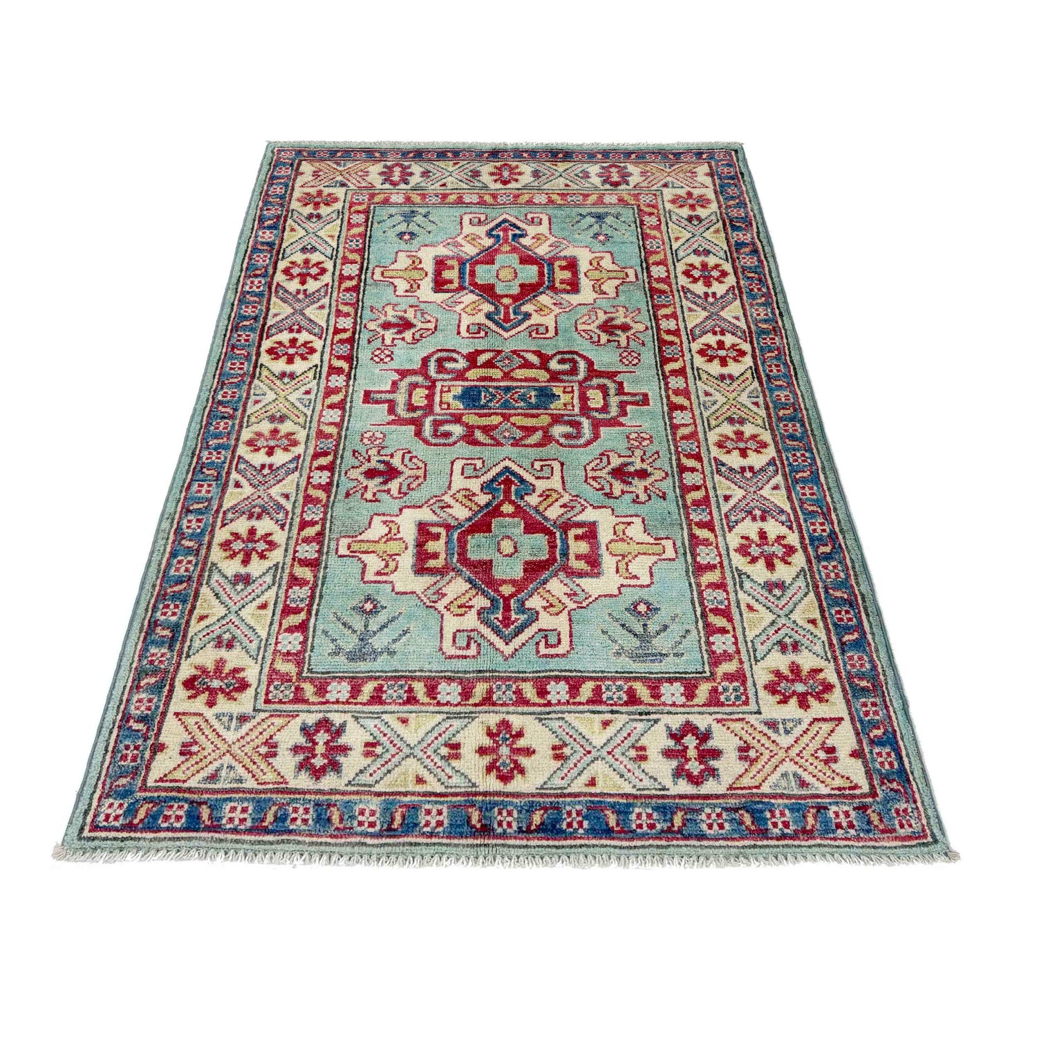 Oriental Kazak Rug 2' 7" x 4' 1" (ft) - No. R37725