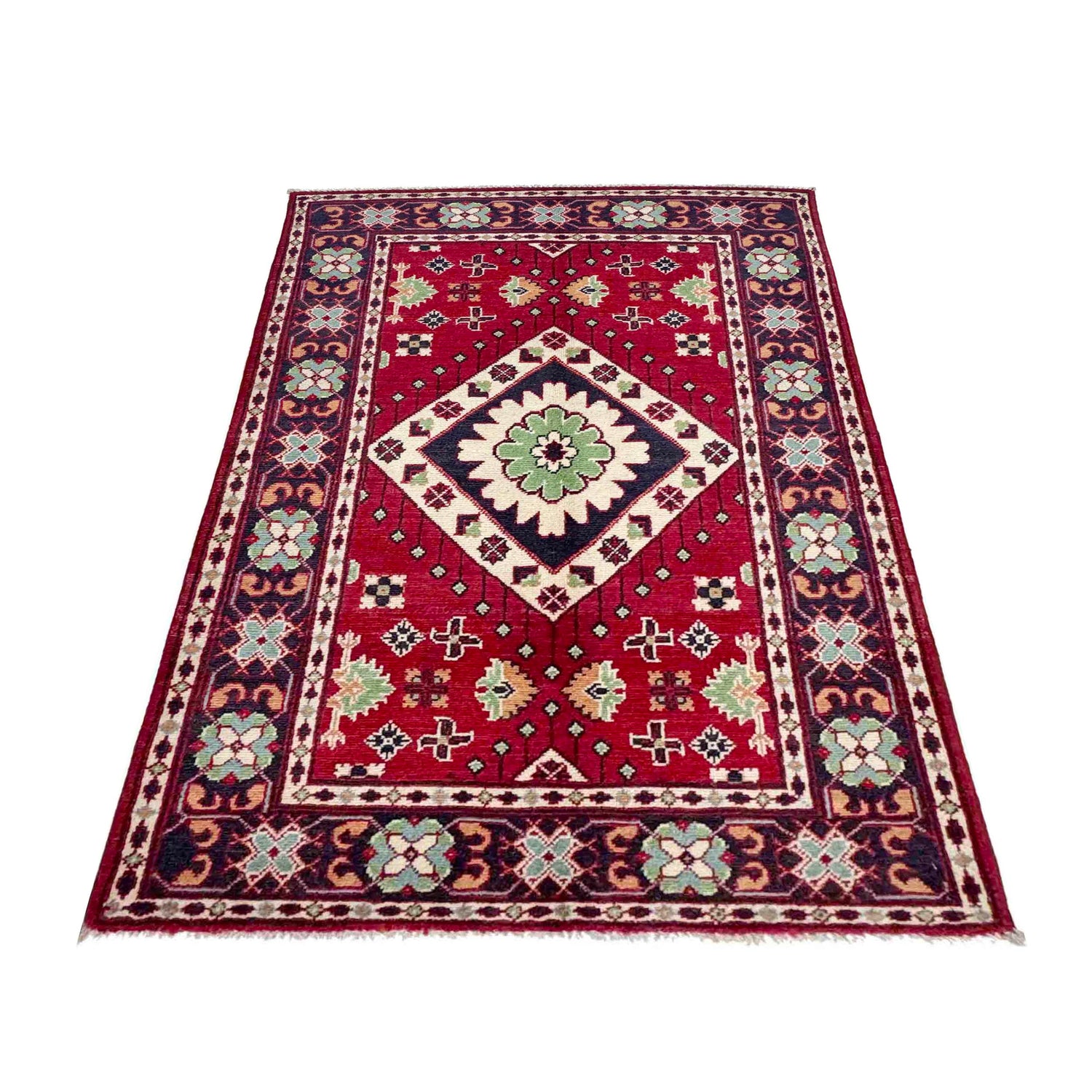 Oriental Kazak Rug 3' 1" x 5' 0" (ft)- No. R37730
