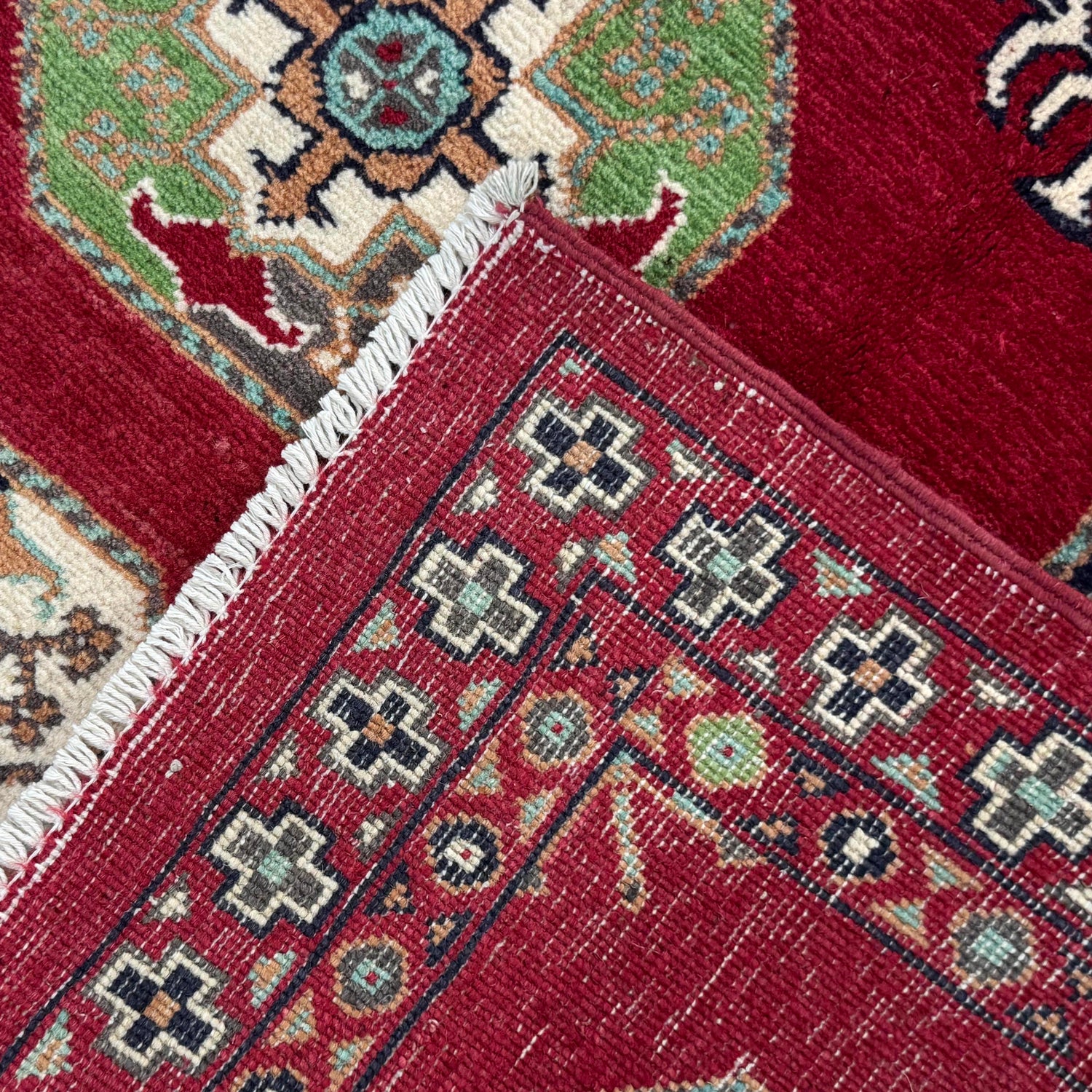 Hand-Knotted Waziri Qaleen 3' 1" x 4' 9" (ft) - No. R37731