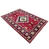 Red Color Kazak Rug 3' 3" x 4' 10" (ft)- No. R37734