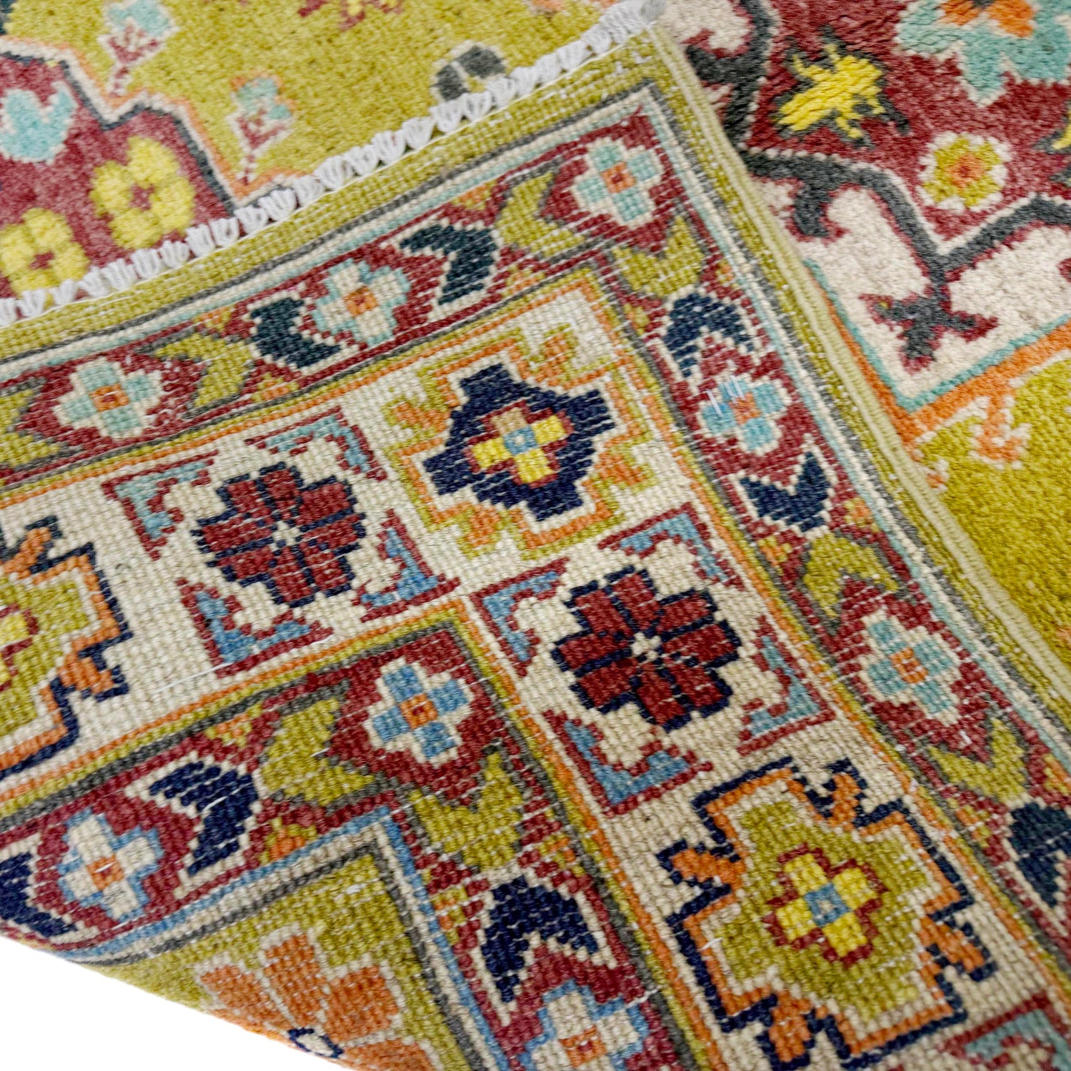 Hand Knotted Kazak Rug 3' 5" x 4' 10" (ft)- No. R37736