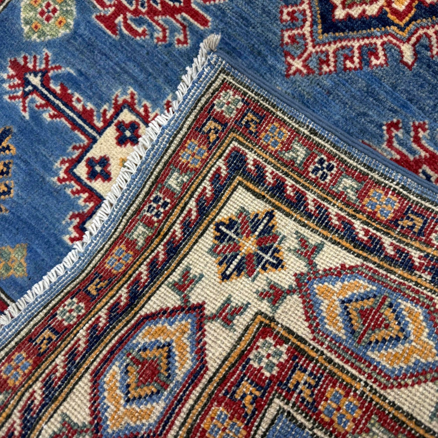 Oriental Kazak Rug 3' 3" x 4' 11" (ft)- No. R37737
