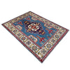 Hand Knotted Kazak Rug 3' 3" x 4' 9" (ft)- No. R37738