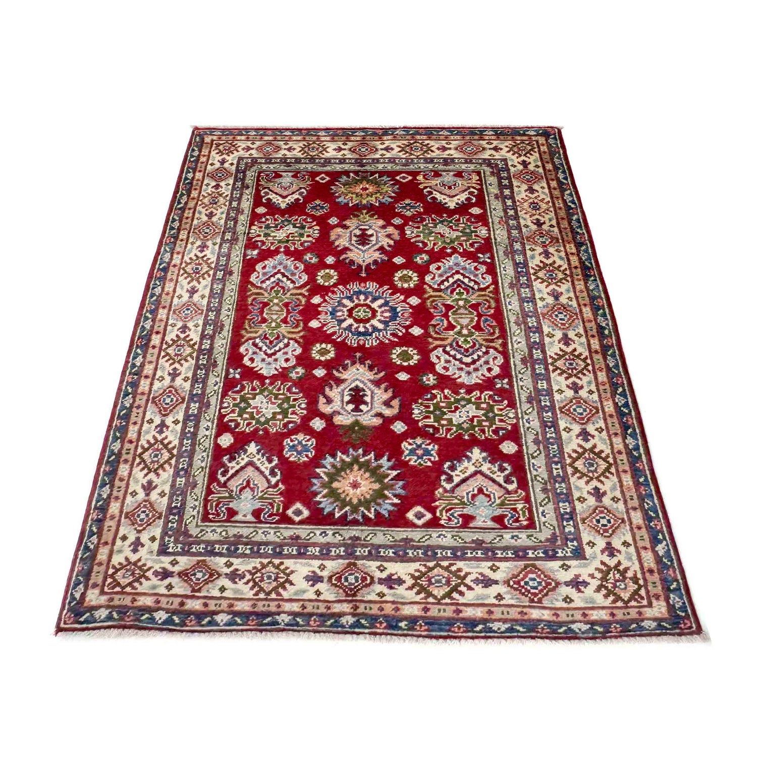 Oriental Kazak Rug 3' 6" x 5' 0" (ft)- No. R37740