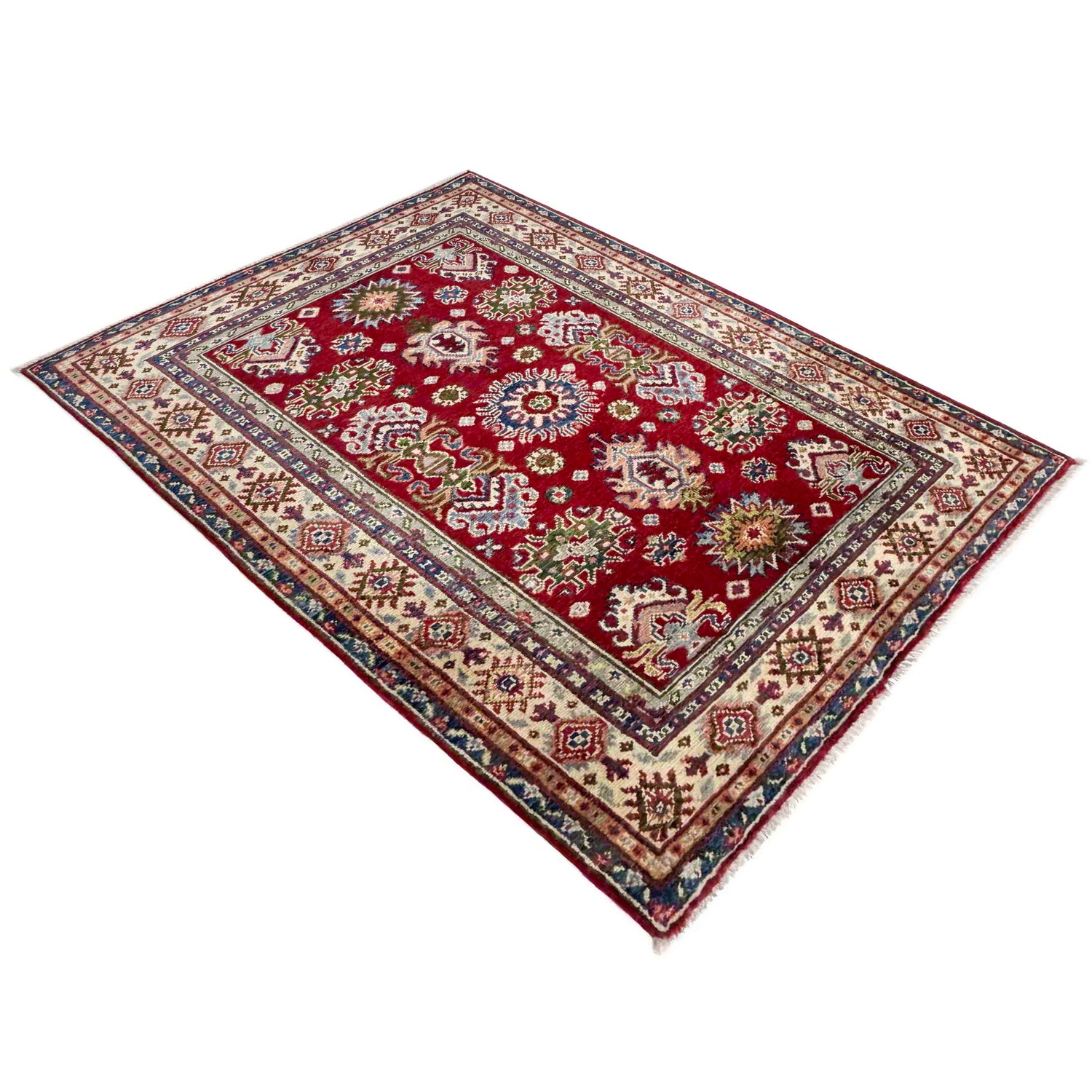 Oriental Kazak Rug 3' 6" x 5' 0" (ft)- No. R37740