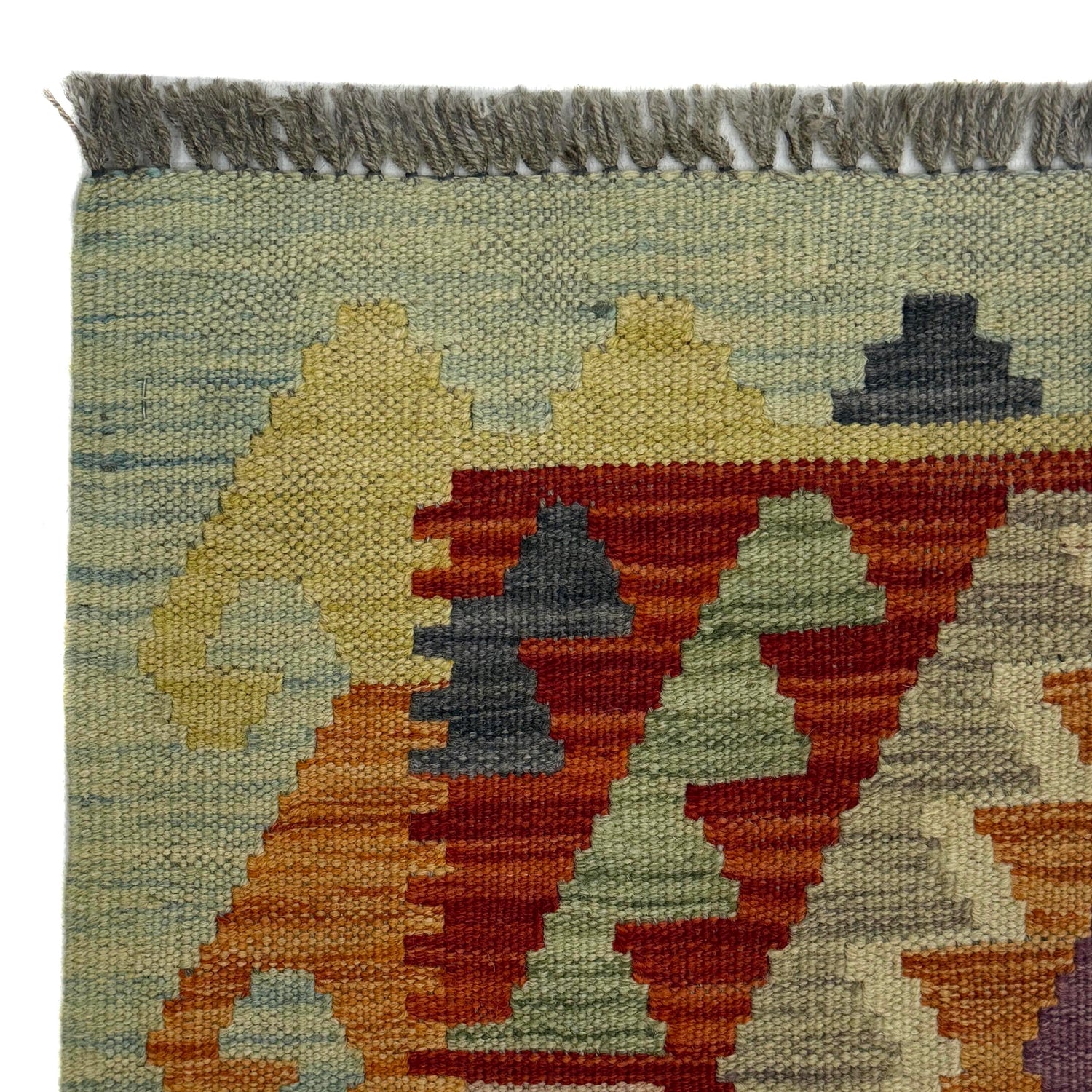 Handmade Vegetable Kilim 3' 3" x 4' 8" (ft) - No. R37795