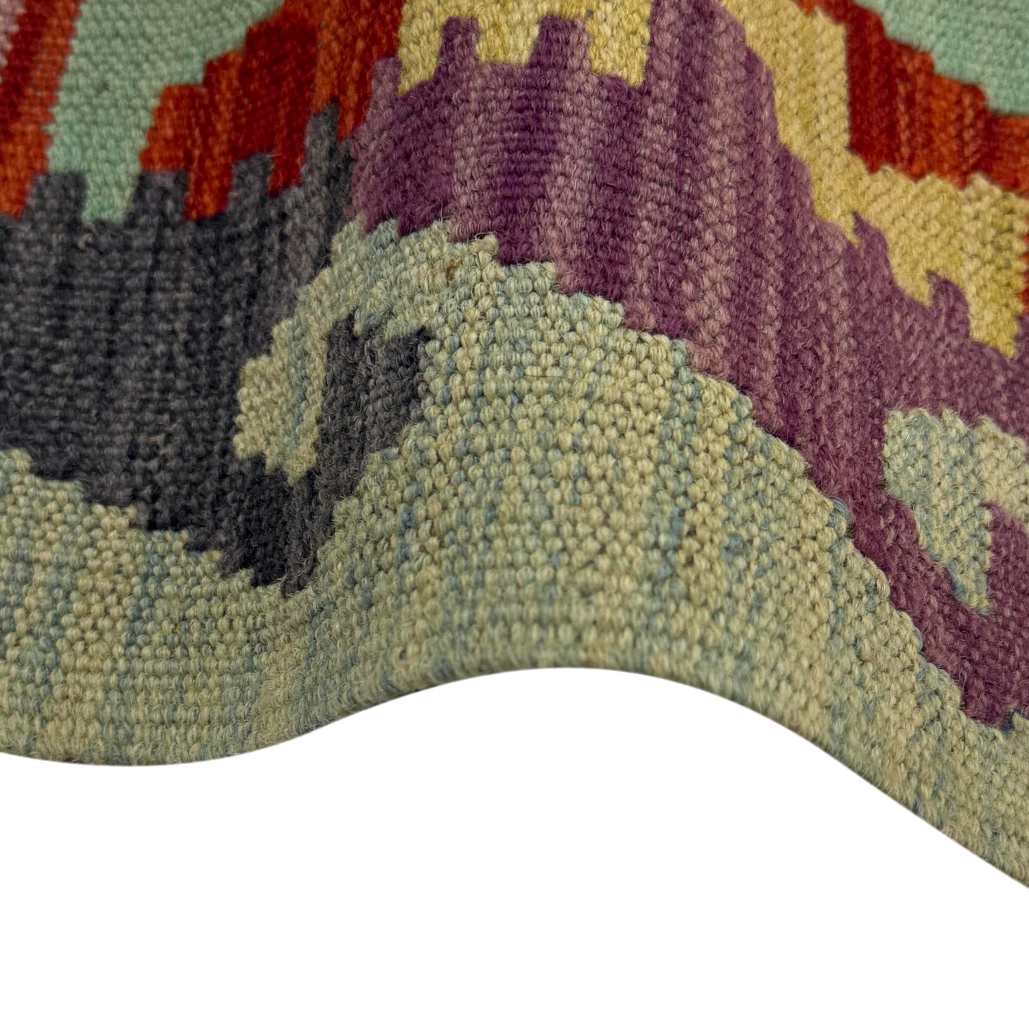 Handmade Vegetable Kilim 3' 3" x 4' 8" (ft) - No. R37795