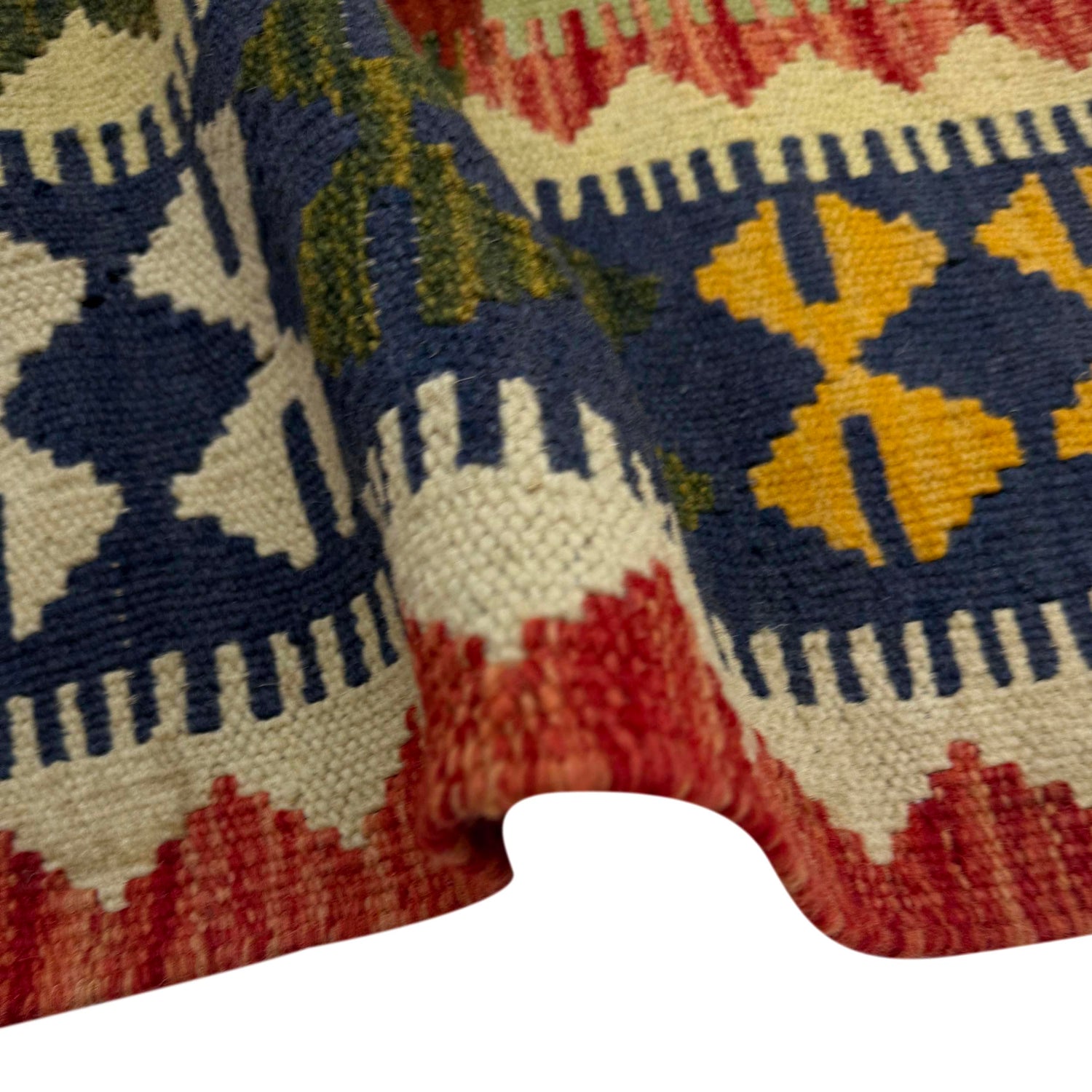 Handmade Vegetable Kelim 5' 9" x 8' 5" (ft) - No. R37806