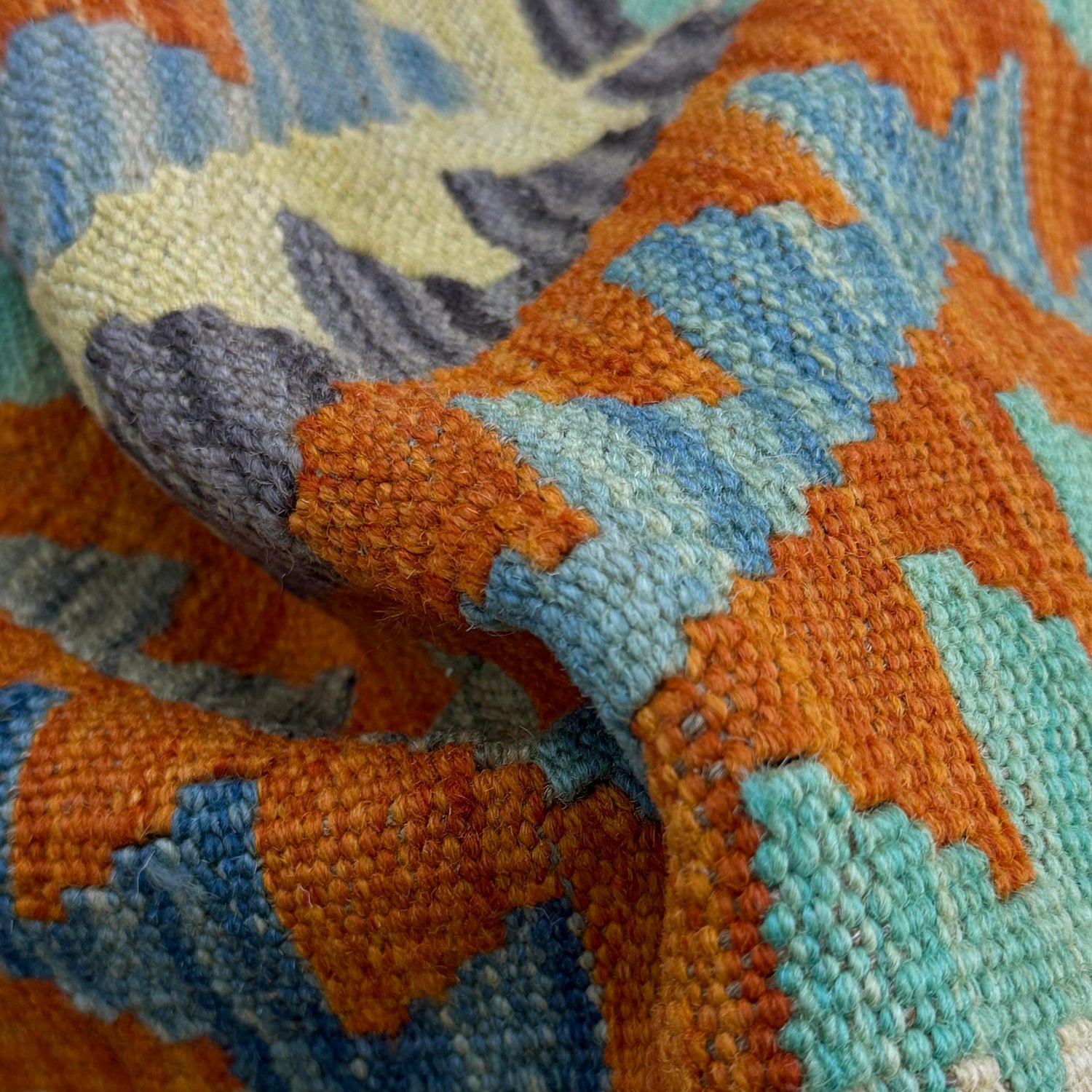 Handmade Vegetable Kilim 2' 8" x 4' 1" (ft) - No. R37808