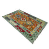 Handmade Vegetable Kilim 2' 7" x 4' 5" (ft) - No. R37810
