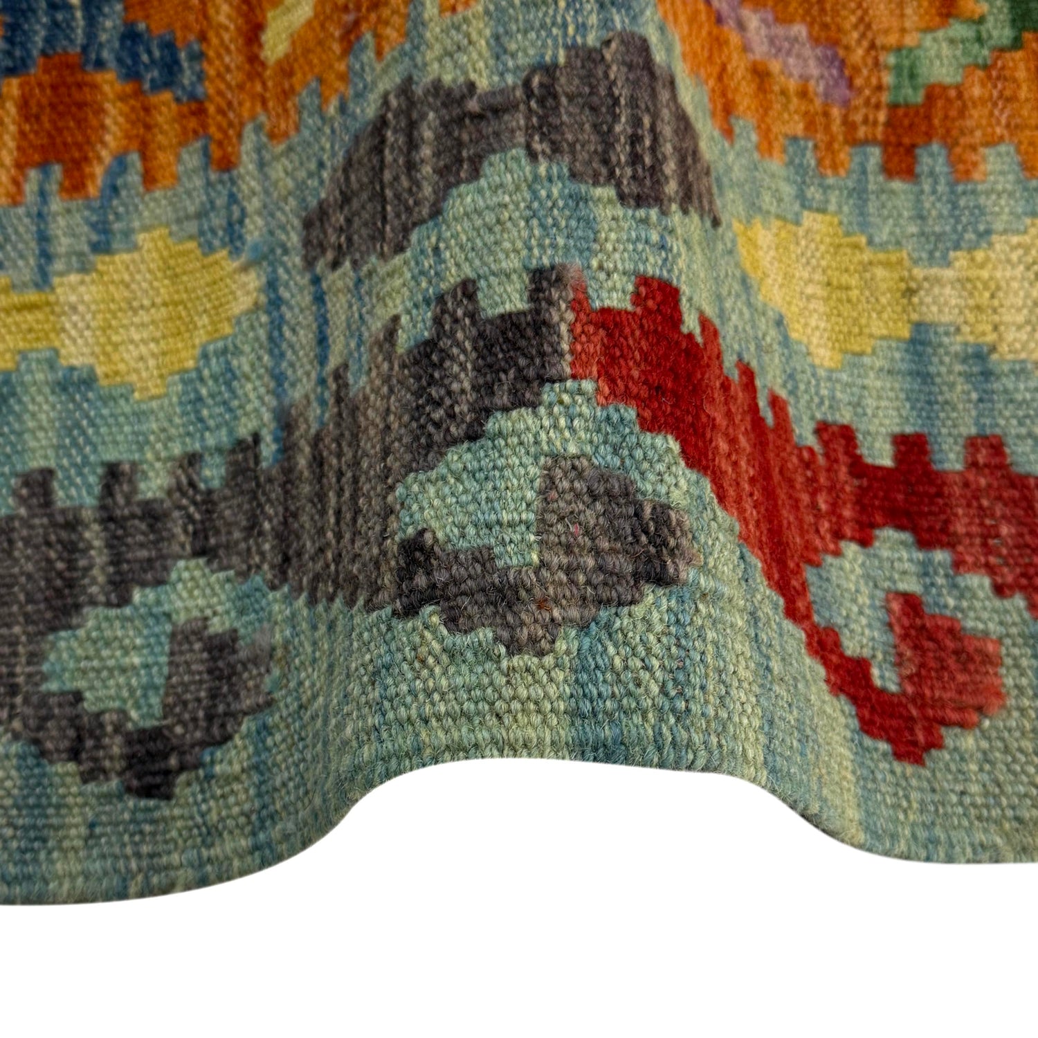 Handmade Vegetable Kilim 2' 7" x 4' 5" (ft) - No. R37810