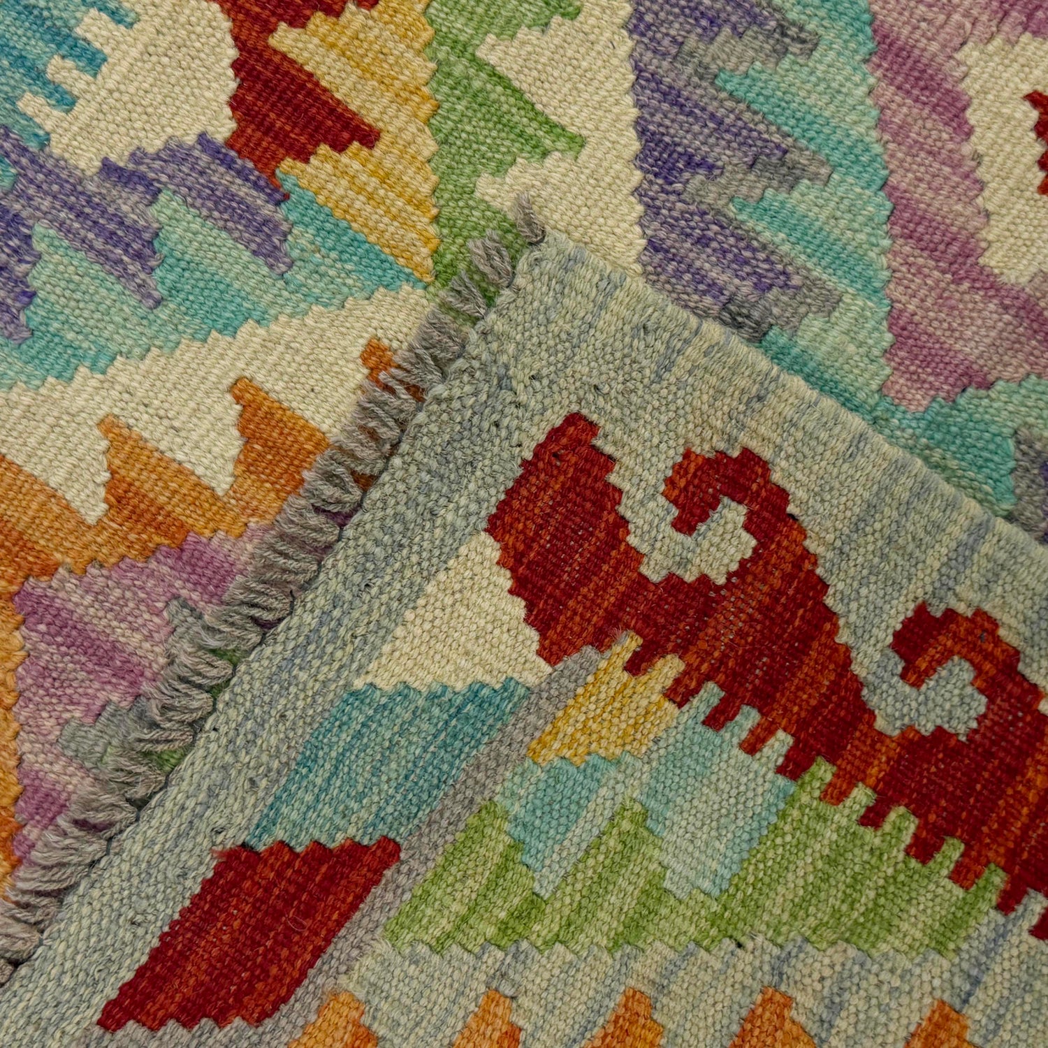 Handmade Vegetable Kelim 2' 5" x 3' 10" (ft) - No. R37811