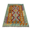 Handmade Vegetable Kilim 2' 7" x 4' 2" (ft) - No. R37812