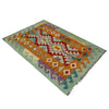 Handmade Vegetable Kilim 2' 7" x 4' 2" (ft) - No. R37812