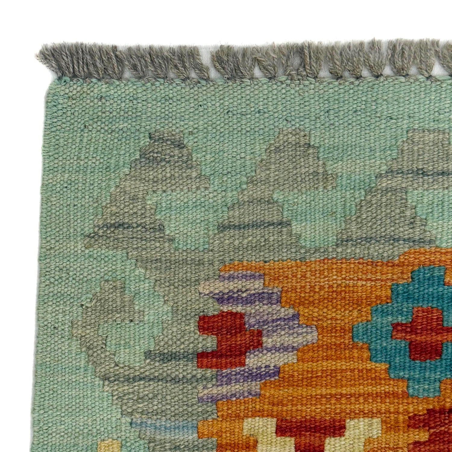 Handmade Vegetable Kilim 2' 7" x 4' 2" (ft) - No. R37812