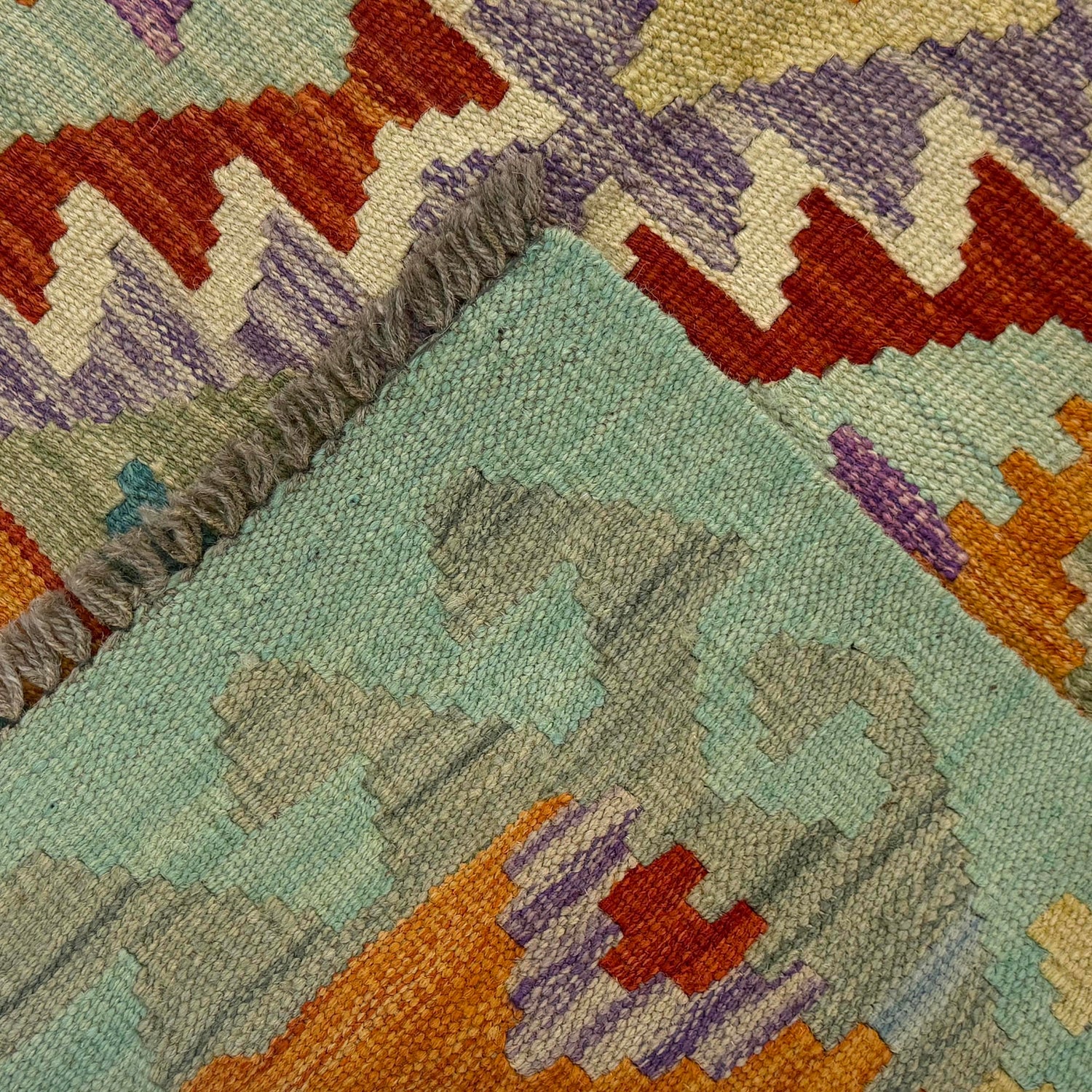 Handmade Vegetable Kilim 2' 7" x 4' 2" (ft) - No. R37812