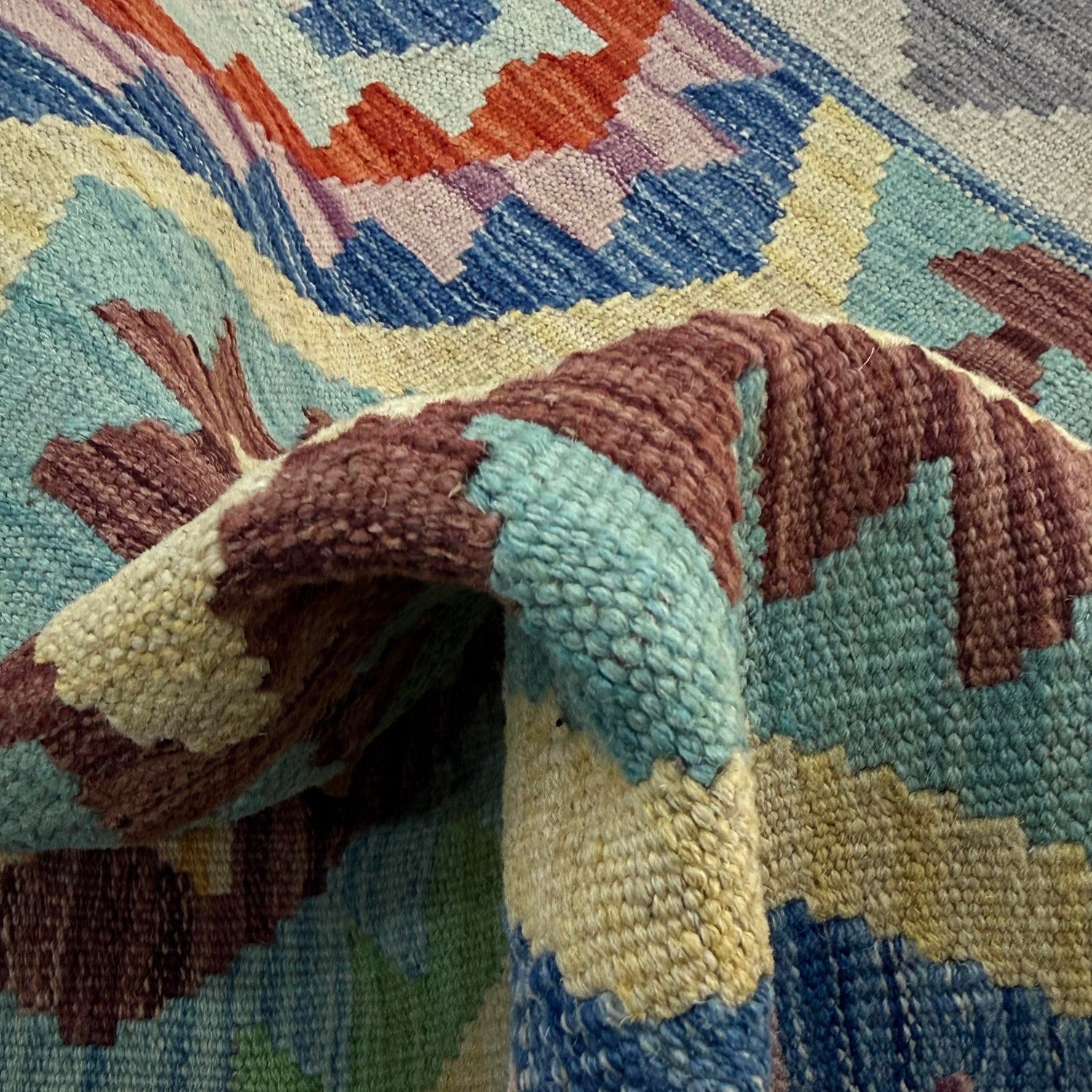 Handmade Vegetable Kelim 2' 5" x 3' 11" (ft) - No. R37814