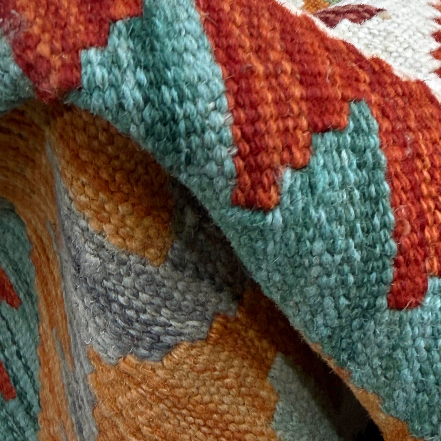 Handmade Vegetable Kilim 2' 6" x 4' 1" (ft) - No. R37815