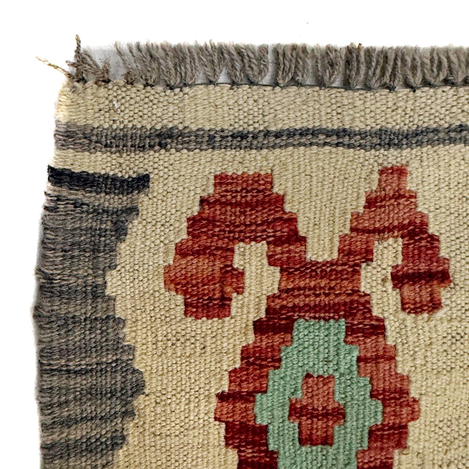 Handmade Vegetable Kilim 6' 8" x 9' 9" (ft) - No. R37816