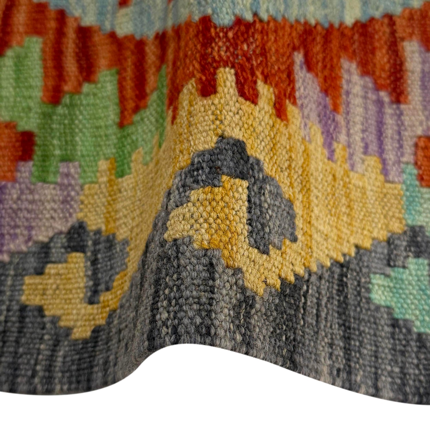 Handmade Vegetable Kelim 2' 6" x 3' 11" (ft) - No. R37828
