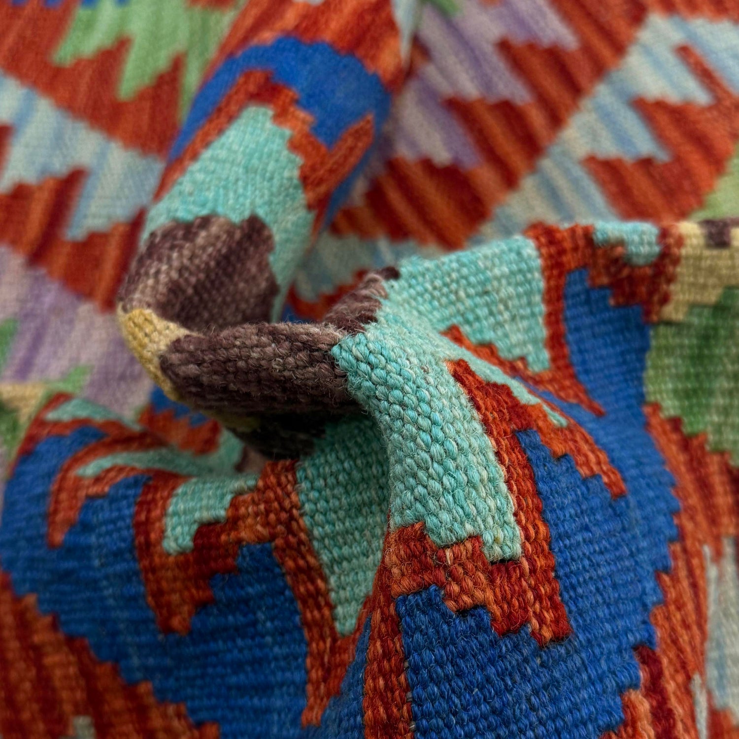 Handmade Vegetable Kelim 2' 6" x 3' 11" (ft) - No. R37828
