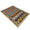 Handmade Vegetable Kelim 3' 3" x 4' 11" (ft) - No. R37862