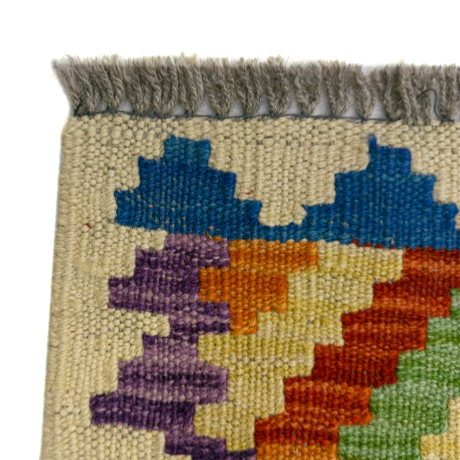 Handmade Vegetable Kelim 3' 3" x 4' 11" (ft) - No. R37862