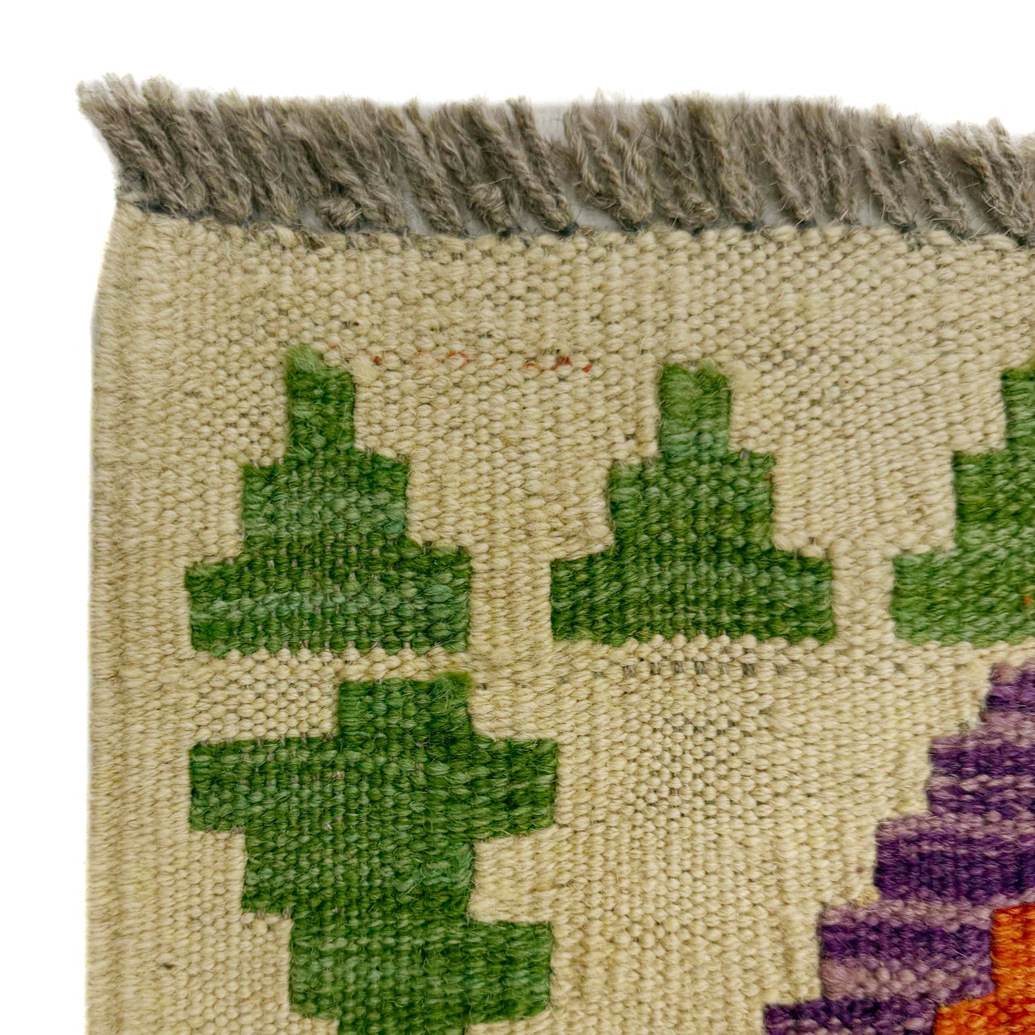 Handmade Vegetable Kilim 3' 3" x 4' 9" (ft) - No. R37868