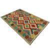 Handmade Vegetable Kelim 3' 3" x 5' 5" (ft) - No. R37884