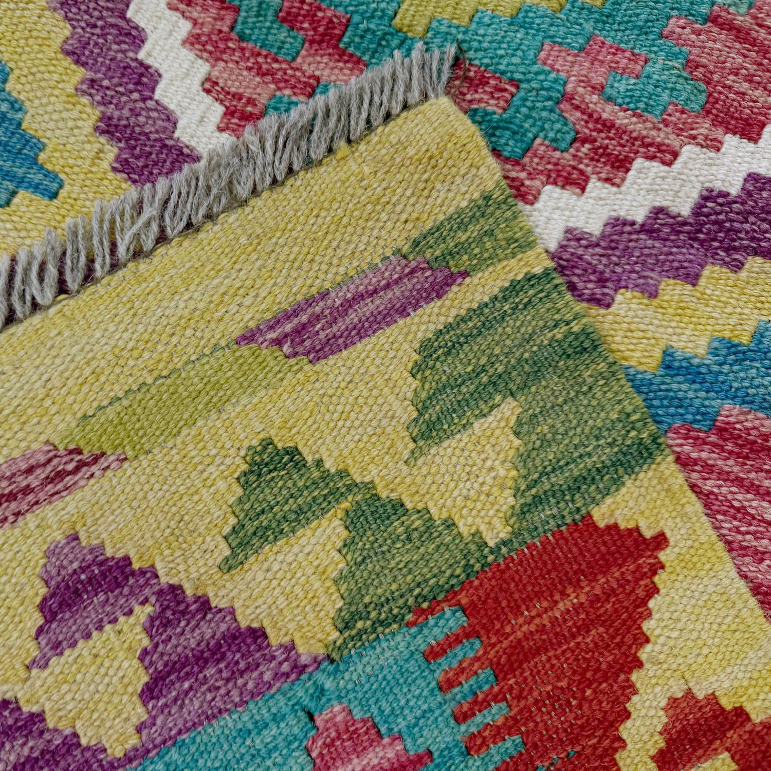 Vegetable Kilim Runner 2' 7" x 9' 9" (ft) - No. R37889