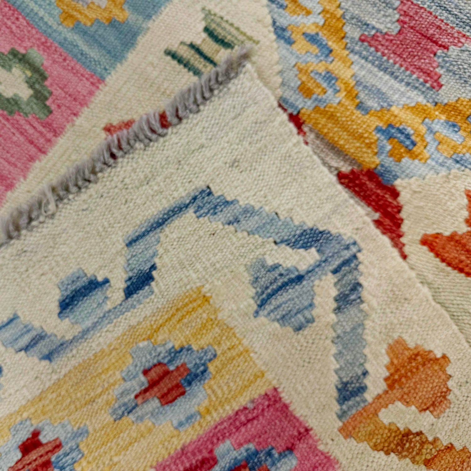 Handmade Vegetable Kelim 2' 7" x 3' 10" (ft) - No. R37896