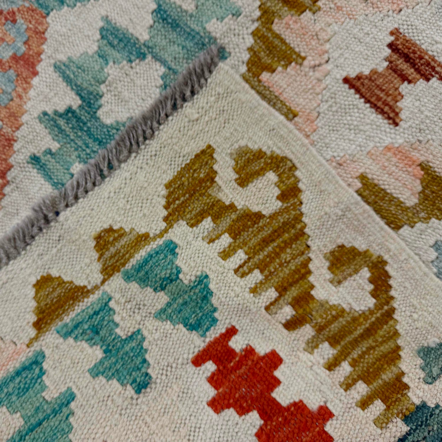 Handmade Vegetable Kilim 3' 7" x 4' 11" (ft) - No. R37898