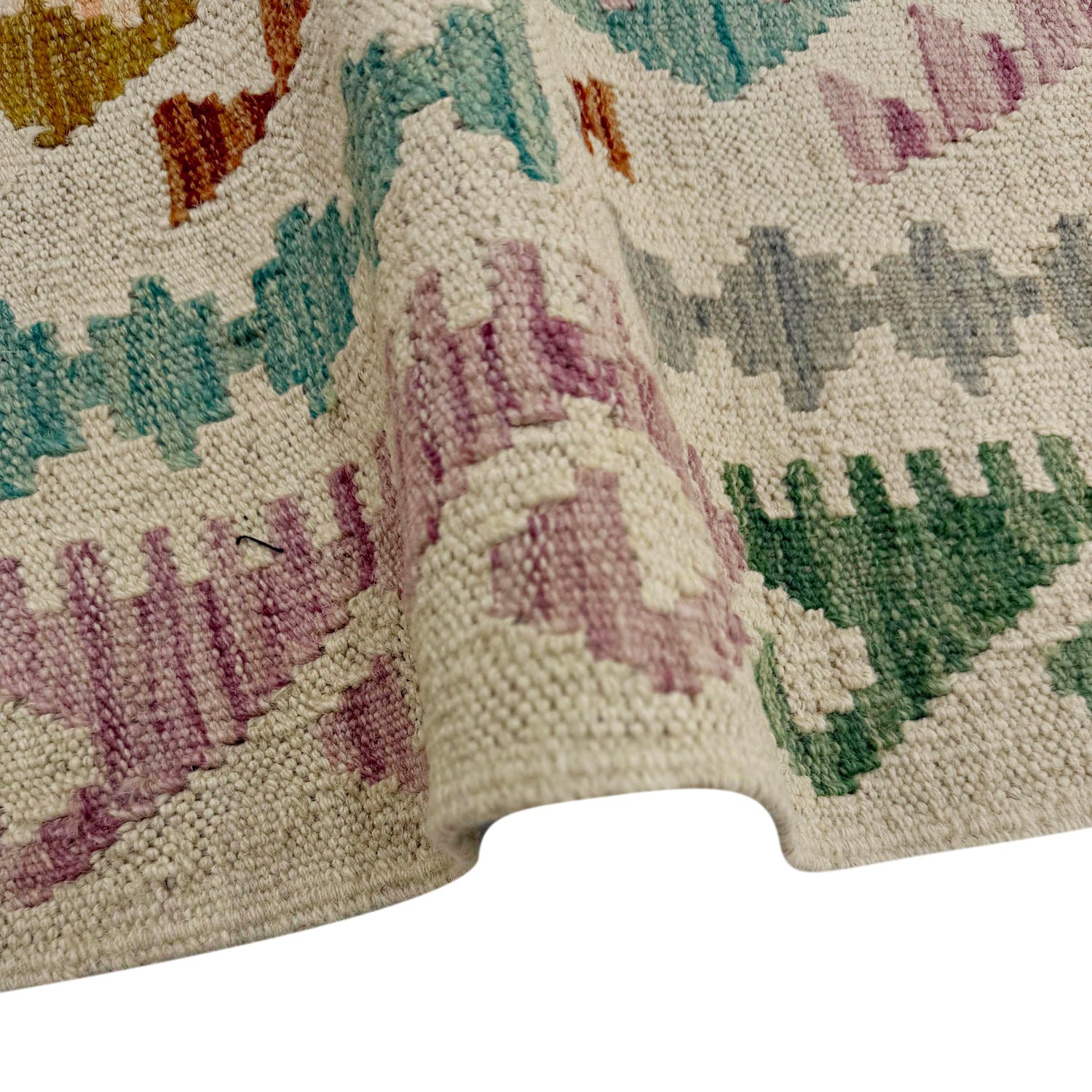 Handmade Vegetable Kilim 3' 7" x 4' 11" (ft) - No. R37898