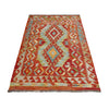 Handmade Vegetable Kilim 3' 5" x 4' 11" (ft) - No. R37901