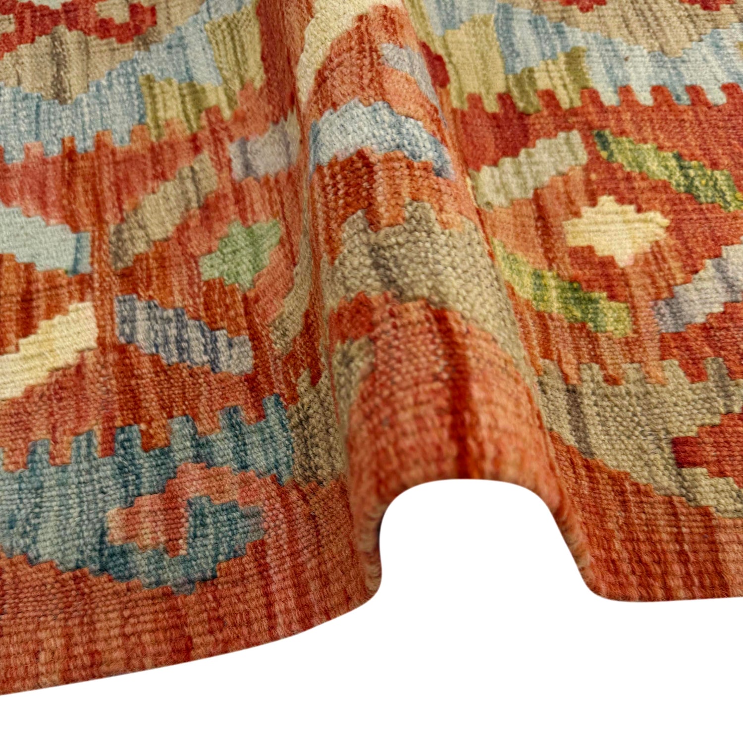 Handmade Vegetable Kilim 3' 5" x 4' 11" (ft) - No. R37901