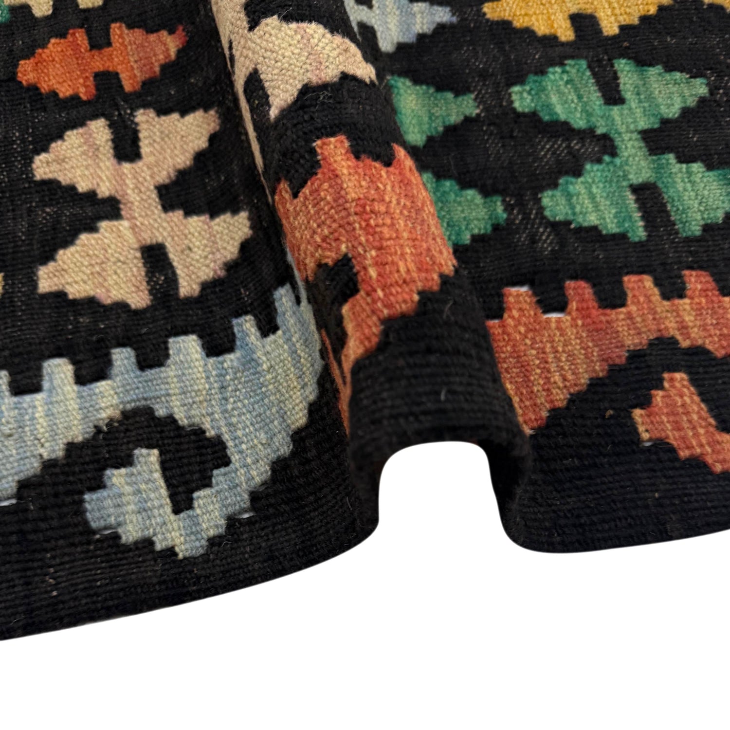 Handmade Vegetable Kelim 3' 7" x 5' 1" (ft) - No. R37902
