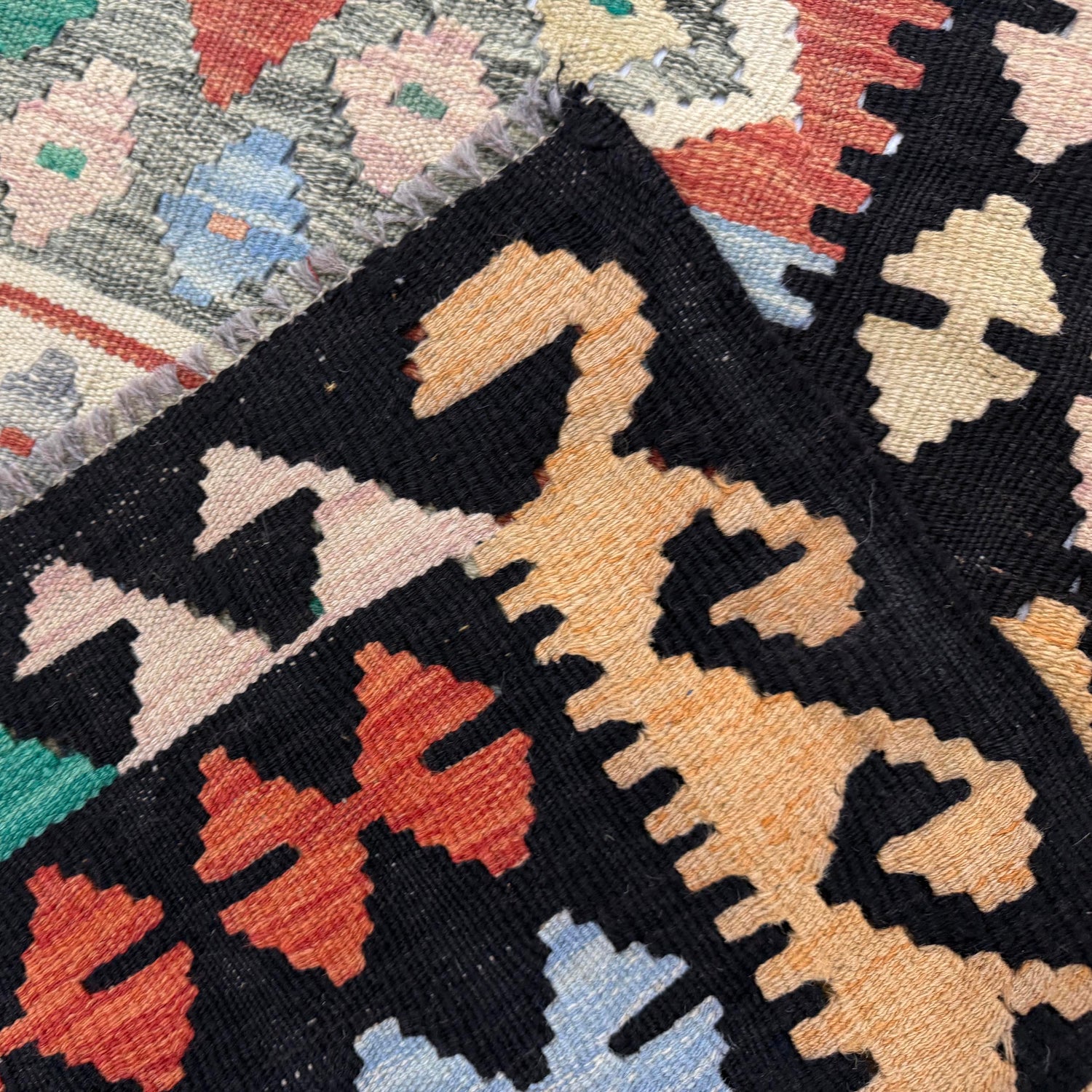 Handmade Vegetable Kilim 3' 6" x 4' 10" (ft) - No. R37907