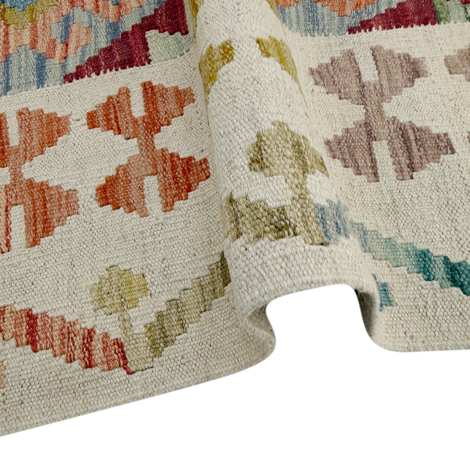 Handmade Vegetable Kilim 2' 10" x 3' 9" (ft) - No. R37908