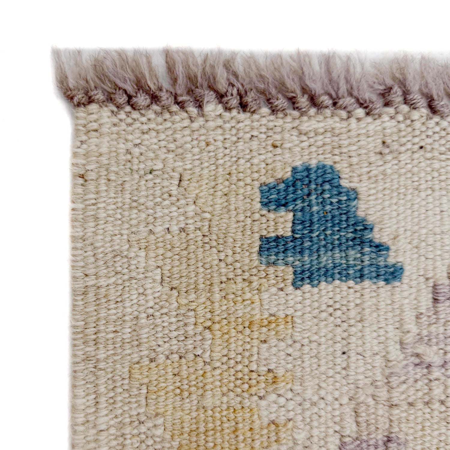 Handmade Vegetable Kelim 3' 5" x 5' 1" (ft) - No. R37909