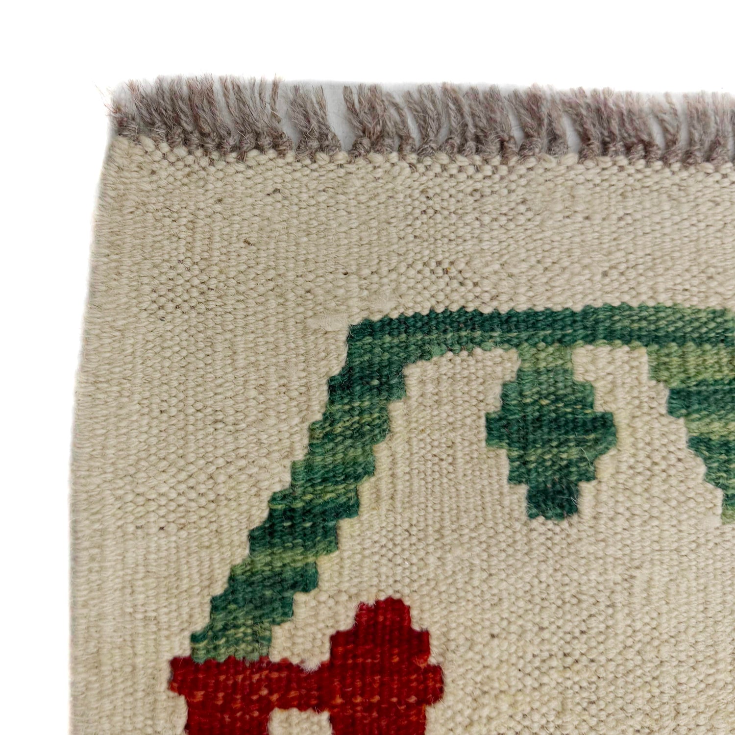 Handmade Vegetable Kilim 3' 4" x 4' 9" (ft) - No. R37913