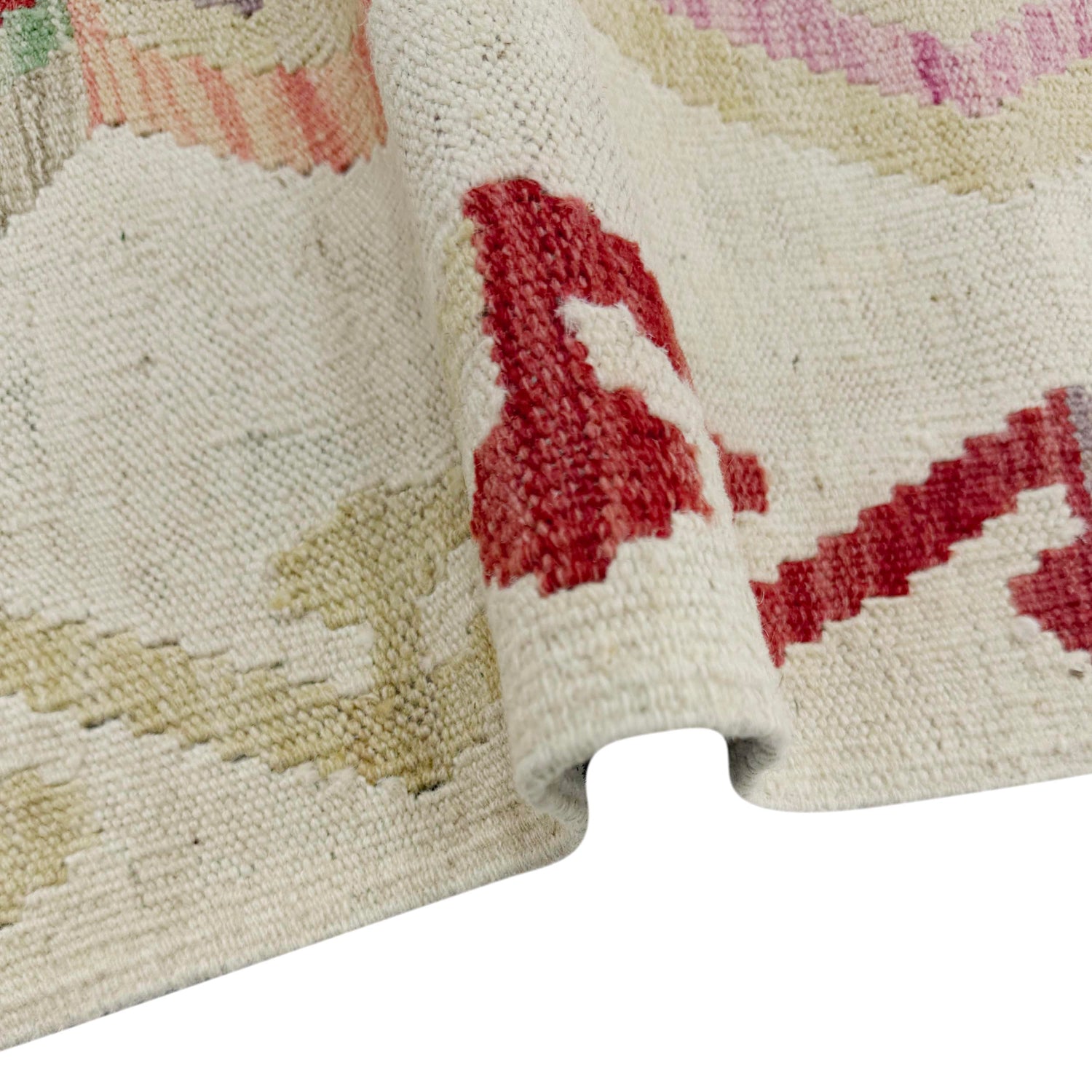 Handmade Vegetable Kilim 3' 4" x 4' 9" (ft) - No. R37913