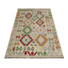 Handmade Vegetable Kelim 3' 2" x 4' 9" (ft) - No. R37914