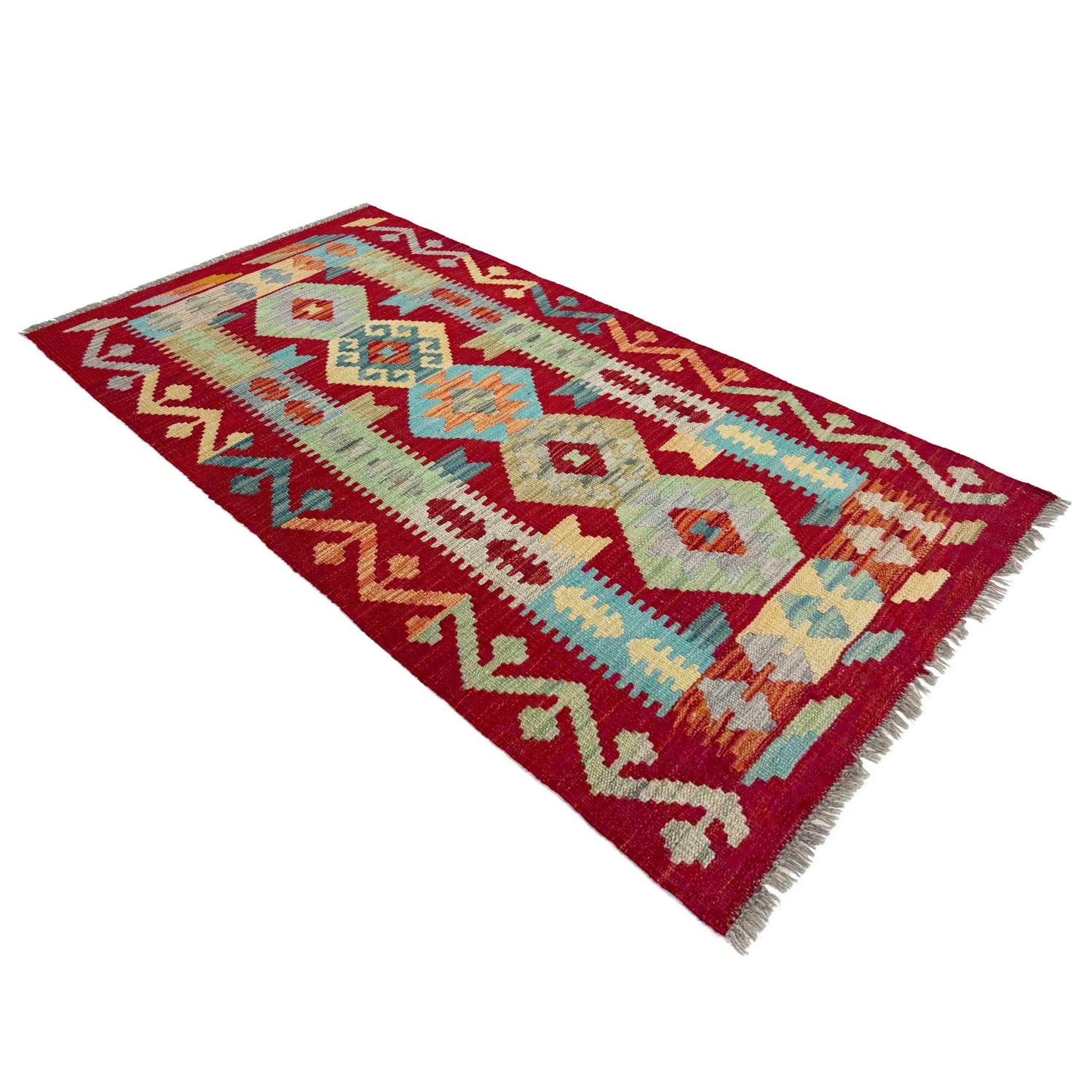 Handmade Vegetable Kelim 2' 6" x 4' 9" (ft) - No. R37919