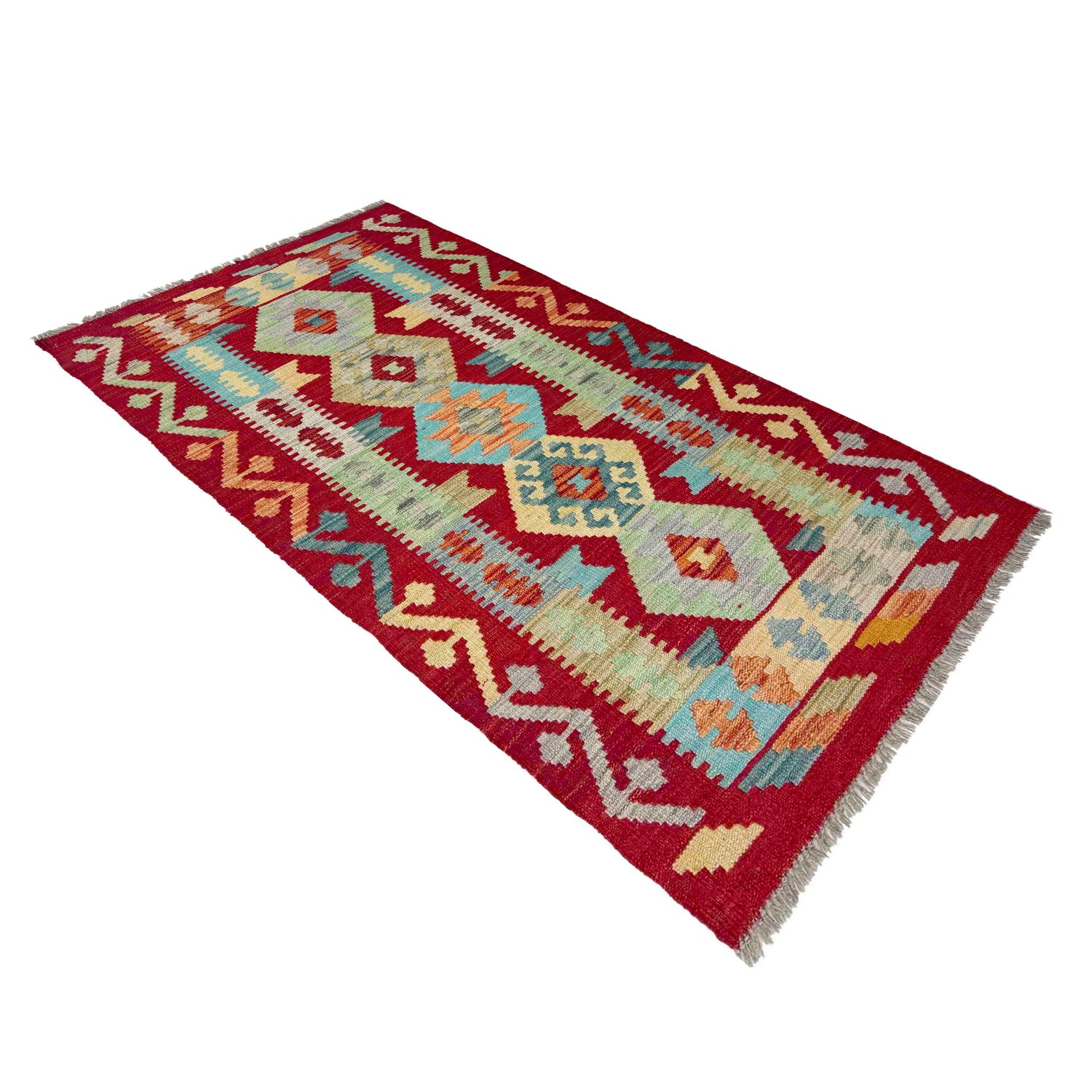 Handmade Vegetable Kelim 2' 6" x 4' 9" (ft) - No. R37919