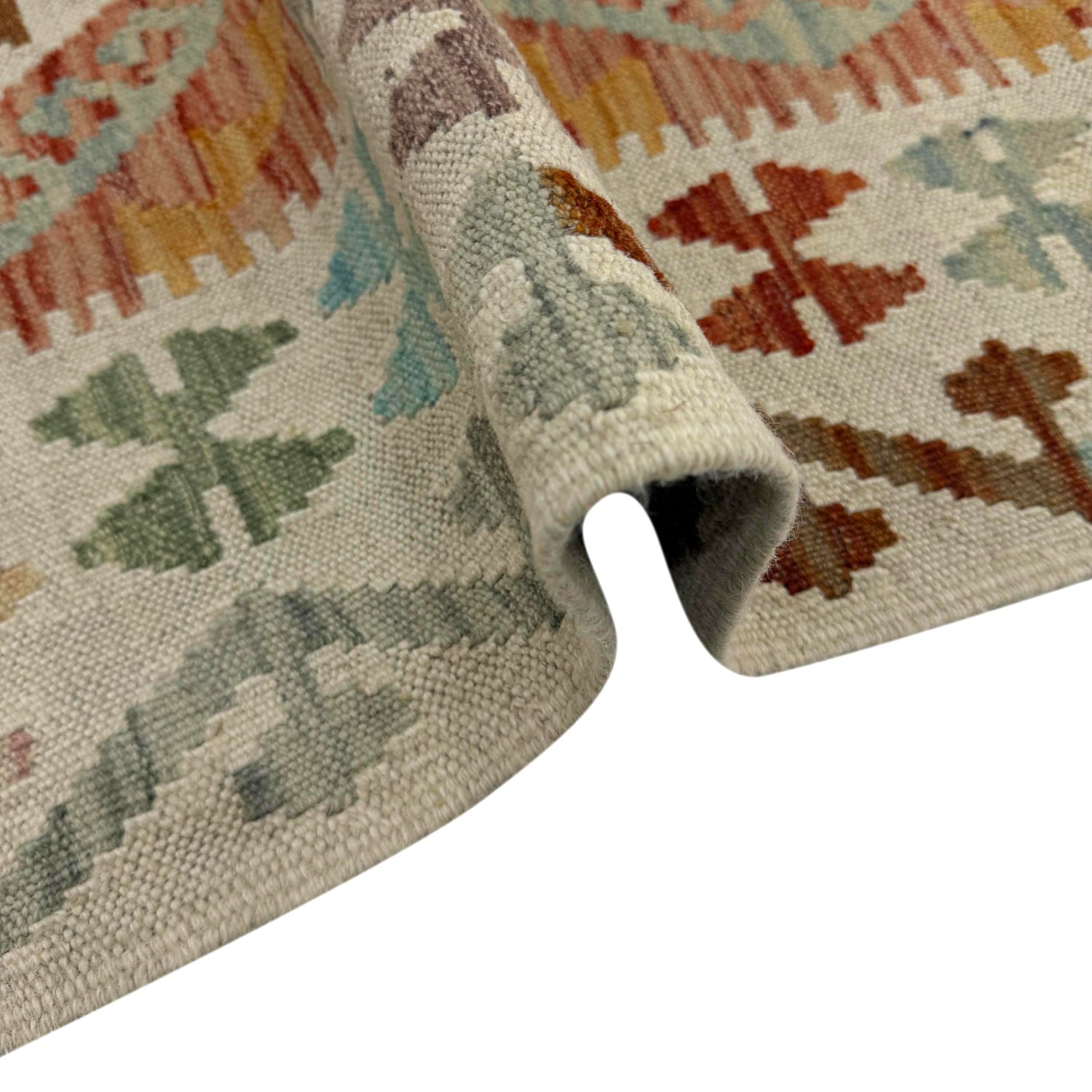 Handmade Vegetable Kelim 2' 9" x 4' 6" (ft) - No. R37920