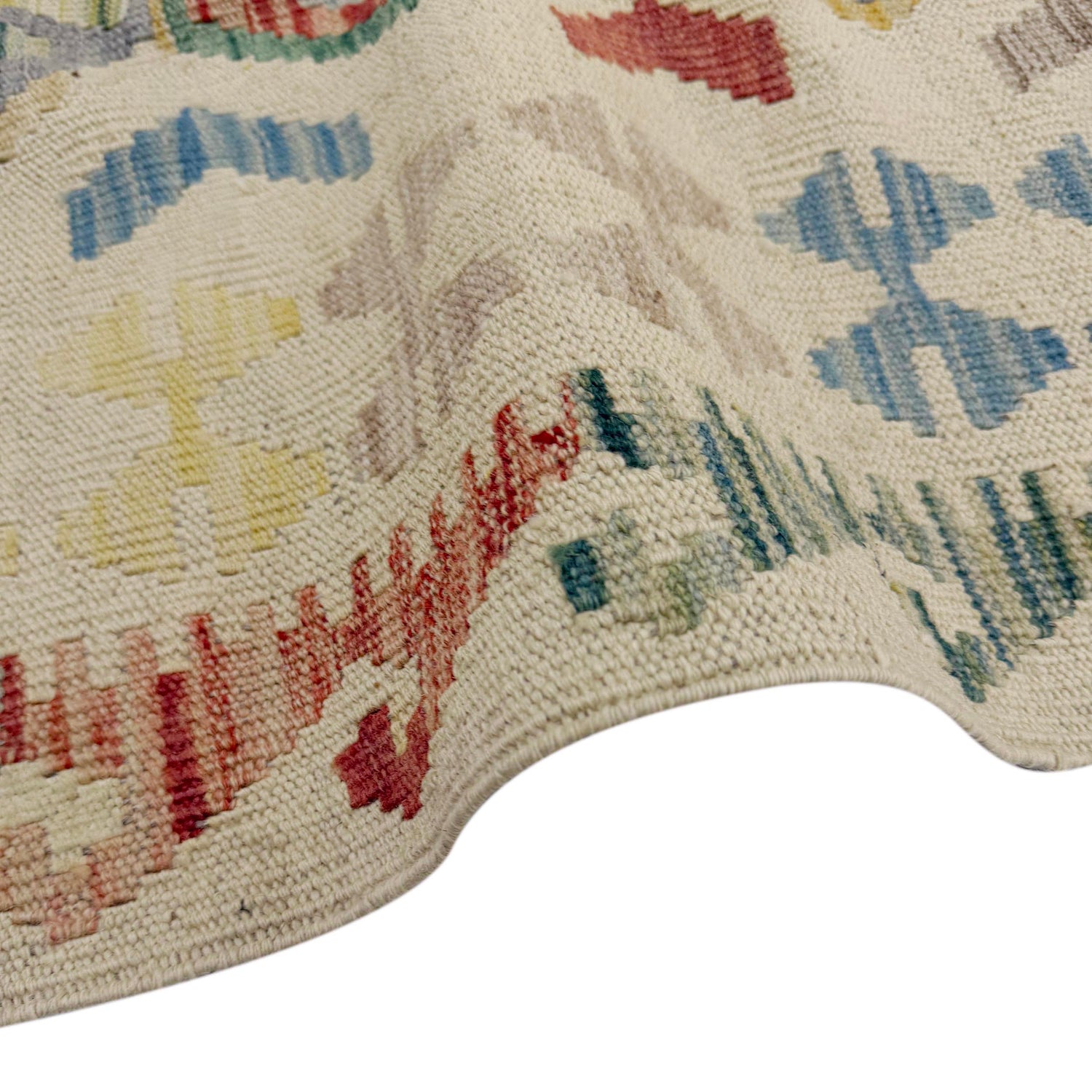 Handmade Vegetable Kilim 2' 8" x 4' 1" (ft) - No. R37921