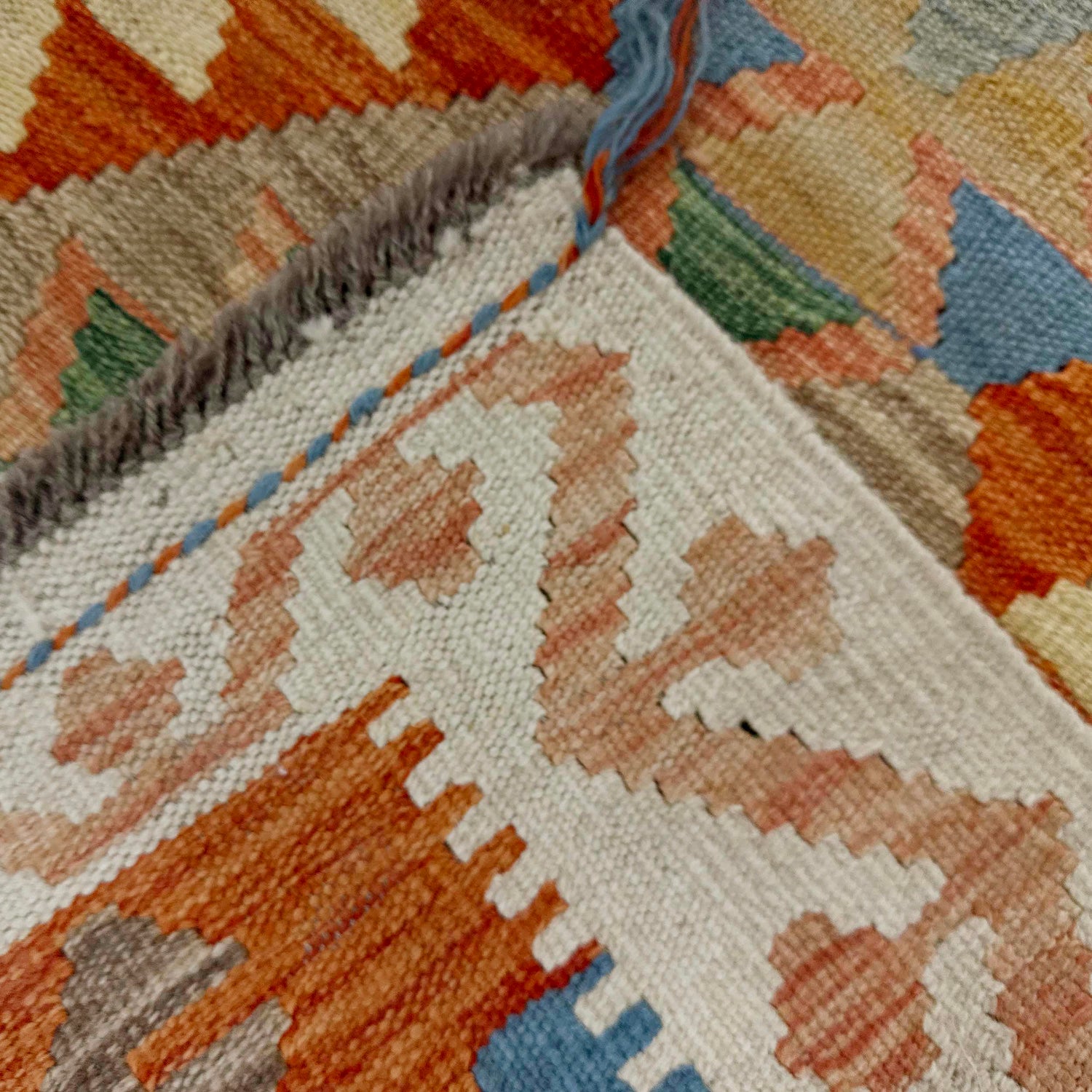 Handmade Vegetable Kelim 2' 9" x 4' 0" (ft) - No. R37922