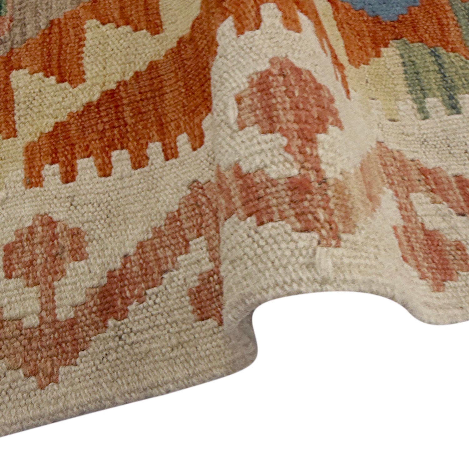 Handmade Vegetable Kelim 2' 9" x 4' 0" (ft) - No. R37922
